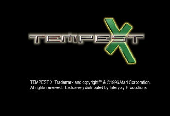 Tempest X3 Title Screen